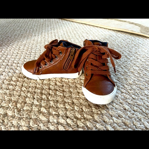 Cat & Jack Cognac Boots (brown) - size 6 - Picture 2 of 2